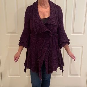Purple Cardigan